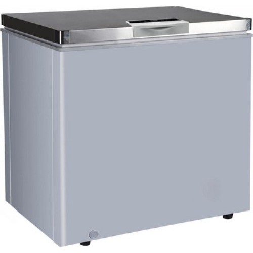 FREEZER CHEST  S77191EDF SILVER E 200Lt DUAL FUNCTION ΜΕ ΟΘΟΝΗ